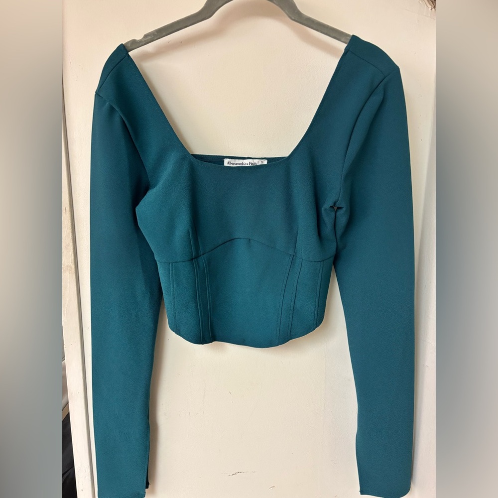 Abercrombie Green Corset Top